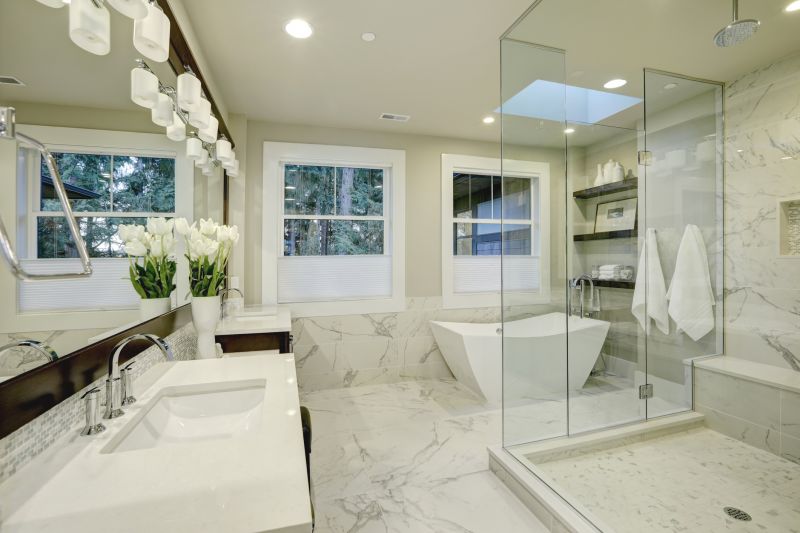 Glass Enclosed Shower